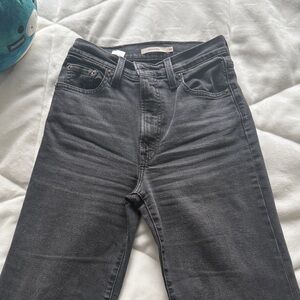Levi's Dark Gray Flare Jeans